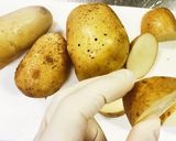 レンチン簡単！じゃがいもの照り焼き作り方1写真