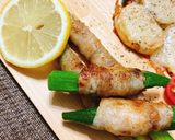 シンプルに塩胡椒で♪アスパラの肉巻き作り方6写真