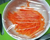 お弁当☆レンジで彩り1品☆明太キャロット作り方2写真