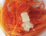 お弁当☆レンジで彩り1品☆明太キャロット作り方3写真