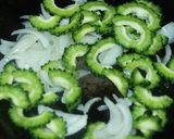 青野菜の肉炒め作り方3写真