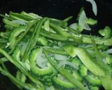 青野菜の肉炒め作り方4写真