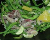 青野菜の肉炒め作り方6写真