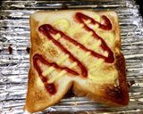 ピザトースト デラックス作り方4写真