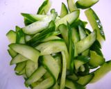 きゅうりとザーサイの中華酢あえ作り方1写真