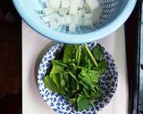 味染み大根とほうれん草の麻婆作り方1写真