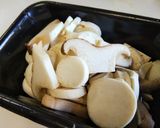 低糖質！しらたき豆乳きのこクリームパスタ作り方3写真