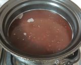 土鍋で煮るだけ❣栄養豊富な簡単煮小豆作り方4写真