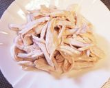☆ほうれん草と蒸し鶏の酢みそ和え☆作り方2写真