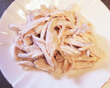 ☆ほうれん草と蒸し鶏の酢みそ和え☆作り方2写真
