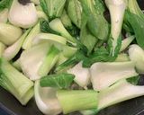 簡単　チンゲン菜の青菜炒め 又は小松菜作り方8写真