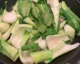 簡単　チンゲン菜の青菜炒め 又は小松菜作り方9写真