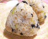 ねぎ海苔おかか おにぎり作り方2写真