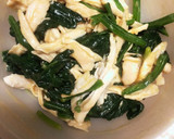 ☆ほうれん草と蒸し鶏の酢みそ和え☆作り方6写真