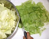キャベツ甜面醤炒め♪簡単ひき肉胃腸虚弱に作り方2写真