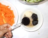 キャベツ甜面醤炒め♪簡単ひき肉胃腸虚弱に作り方4写真