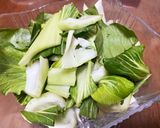 チンゲン菜としいたけのけんちん煮作り方2写真