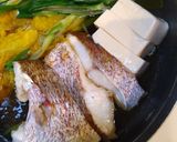 焼き鯛と豆腐の薄口醤油煮作り方13写真