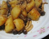 簡単！じゃがいもとしめじのおかか炒め作り方5写真