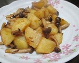 簡単！じゃがいもとしめじのおかか炒め作り方6写真