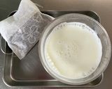 ほうじ茶風味のマロンミルクプリン作り方1写真