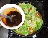 キャベツ甜面醤炒め♪簡単ひき肉胃腸虚弱に作り方8写真
