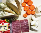 簡単！たっぷり野菜とウインナーのトマト煮作り方1写真