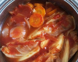 簡単！たっぷり野菜とウインナーのトマト煮作り方3写真