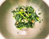 小さな一品♡春菊とあさりの辛子醤油あえ作り方3写真
