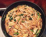 簡単☆肉もやしあんかけラーメン作り方1写真