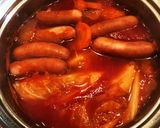 簡単！たっぷり野菜とウインナーのトマト煮作り方4写真