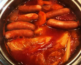 簡単！たっぷり野菜とウインナーのトマト煮作り方4写真