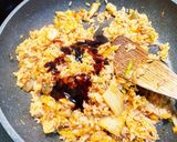 ふわふわ卵♡豚キムチチャーハン作り方4写真