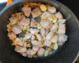 ロシア風☆豚肉の炊き込みガーリックピラフ作り方4写真