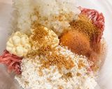 簡単！オーブンdeピザ風ハンバーグ☆作り方3写真