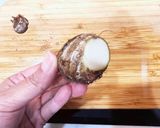 昆布風味の衣かつぎ(蒸す)作り方3写真