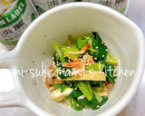 桜えびと油揚げ❤ほうれん草の煮浸し｡ஐஃ作り方4写真
