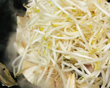 鶏肉の野菜炒●もやし＆鶏肉の玉子とじ炒め作り方2写真