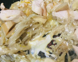 鶏肉の野菜炒●もやし＆鶏肉の玉子とじ炒め作り方3写真