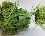 水菜とおだしがしみたきざみあげの煮浸し作り方1写真