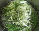 水菜とおだしがしみたきざみあげの煮浸し作り方2写真