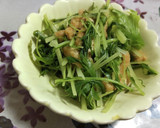 水菜とおだしがしみたきざみあげの煮浸し作り方7写真