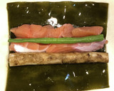 簡単お節料理❤鮭とごぼうの昆布巻き作り方3写真