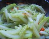 はやとうり、豆板醤炒め作り方5写真