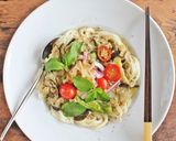夏野菜とツナ缶でグリーンカレーそうめん作り方17写真