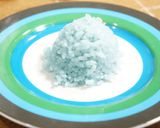 バタフライピーを使った水色ご飯作り方3写真