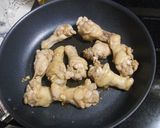 手羽元の照り焼きガーリック作り方4写真