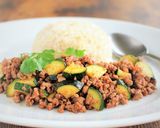ズッキーニと挽肉のタイカレーペースト炒め作り方8写真