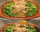 美味ドレの塩レモン蜂蜜Sでネギ塩焼きそば作り方1写真