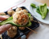 大葉とヤゲン軟骨の鶏つくね（塩）作り方9写真